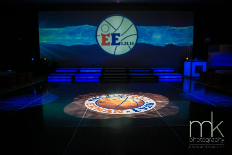 Basketballl Theme Mitzvah Parties Evantine Design Party planners Philadelphia Mike Kehr Photographers 4