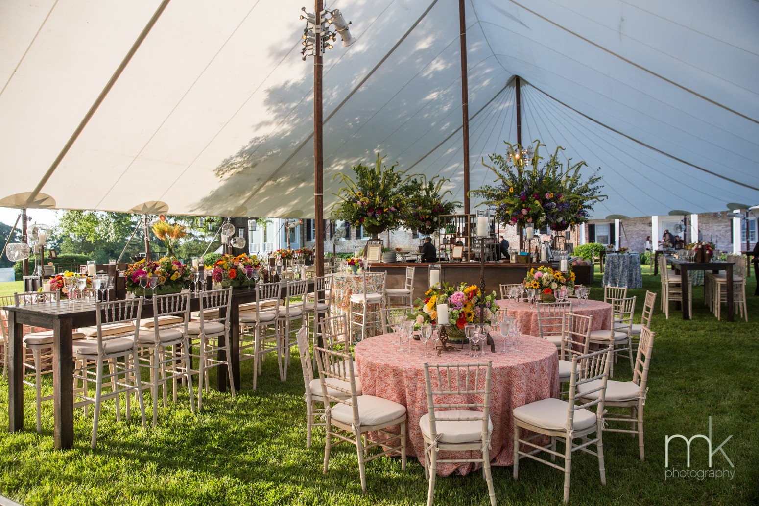 summer tented weddings philadelphia party planners evantine design