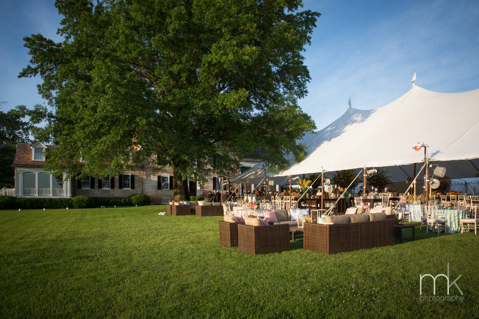 tented summer parties maryland party planners evantine design event designers 8 23