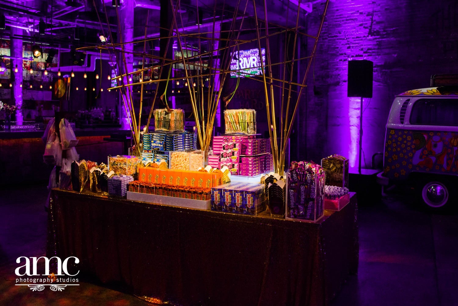 bat mitzvah party planners evantine design candy bar