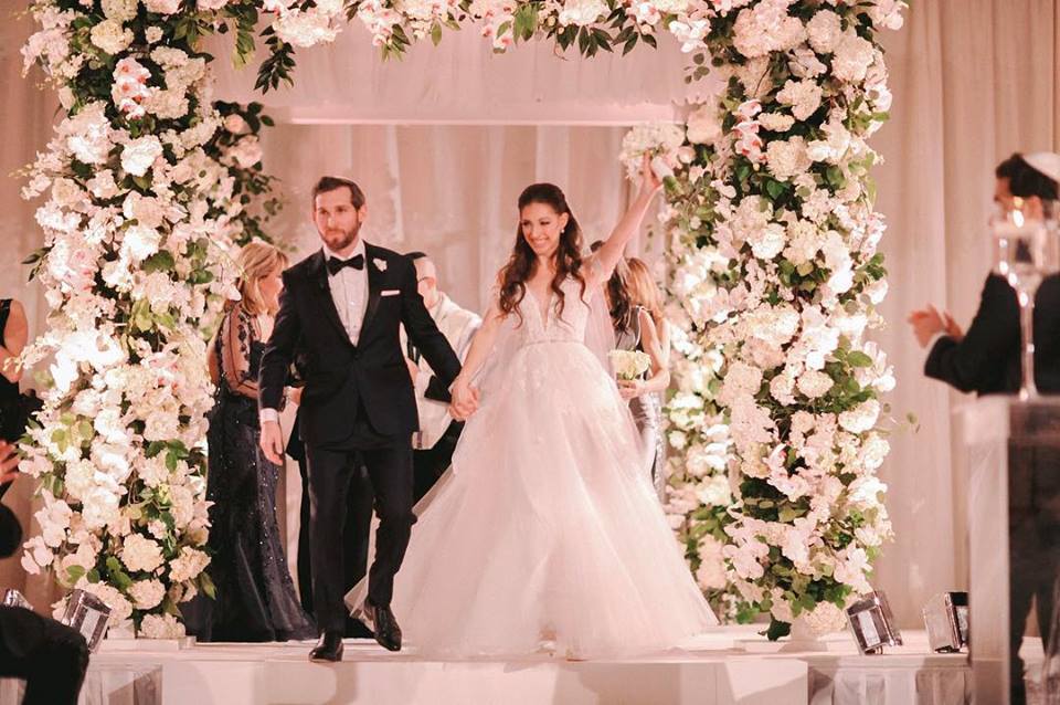 jewish wedding ceremony floral chuppah philadelphia event decorator evantine design sarah dicicco photo 8