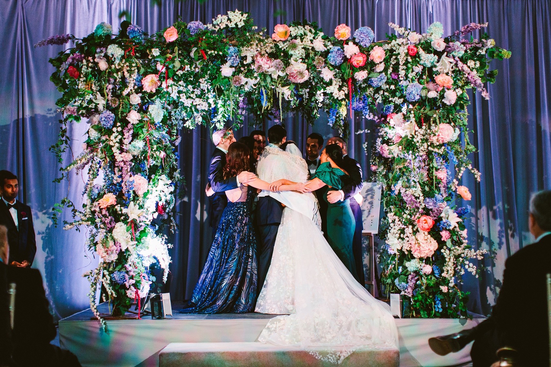 Colorful Chuppahs Floral Canopy Weddings Evantine Design Philadelphia