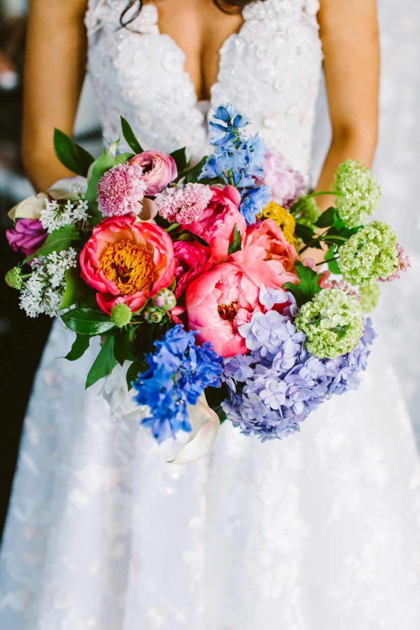 Coral Peony Bouquet Floral Design Philadelphia Evantine Design